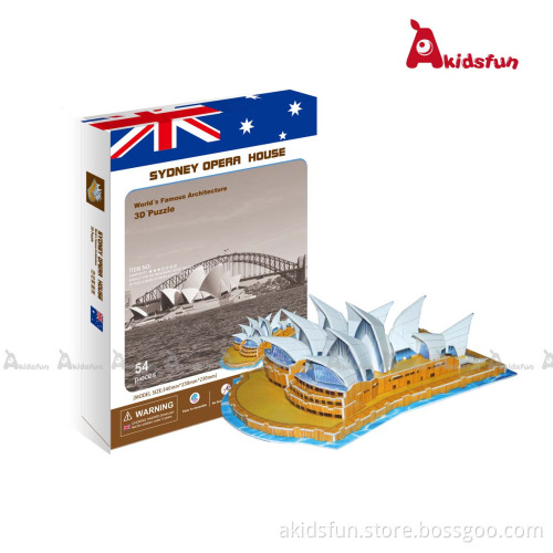 Sydney Opera House Australia -3D Kit Toy Puzzle